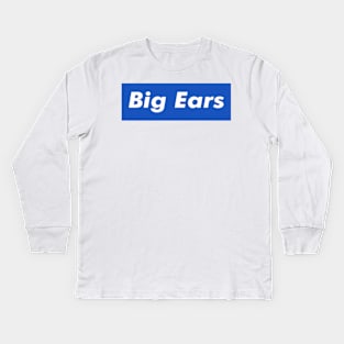 Big ears Box Logo Kids Long Sleeve T-Shirt